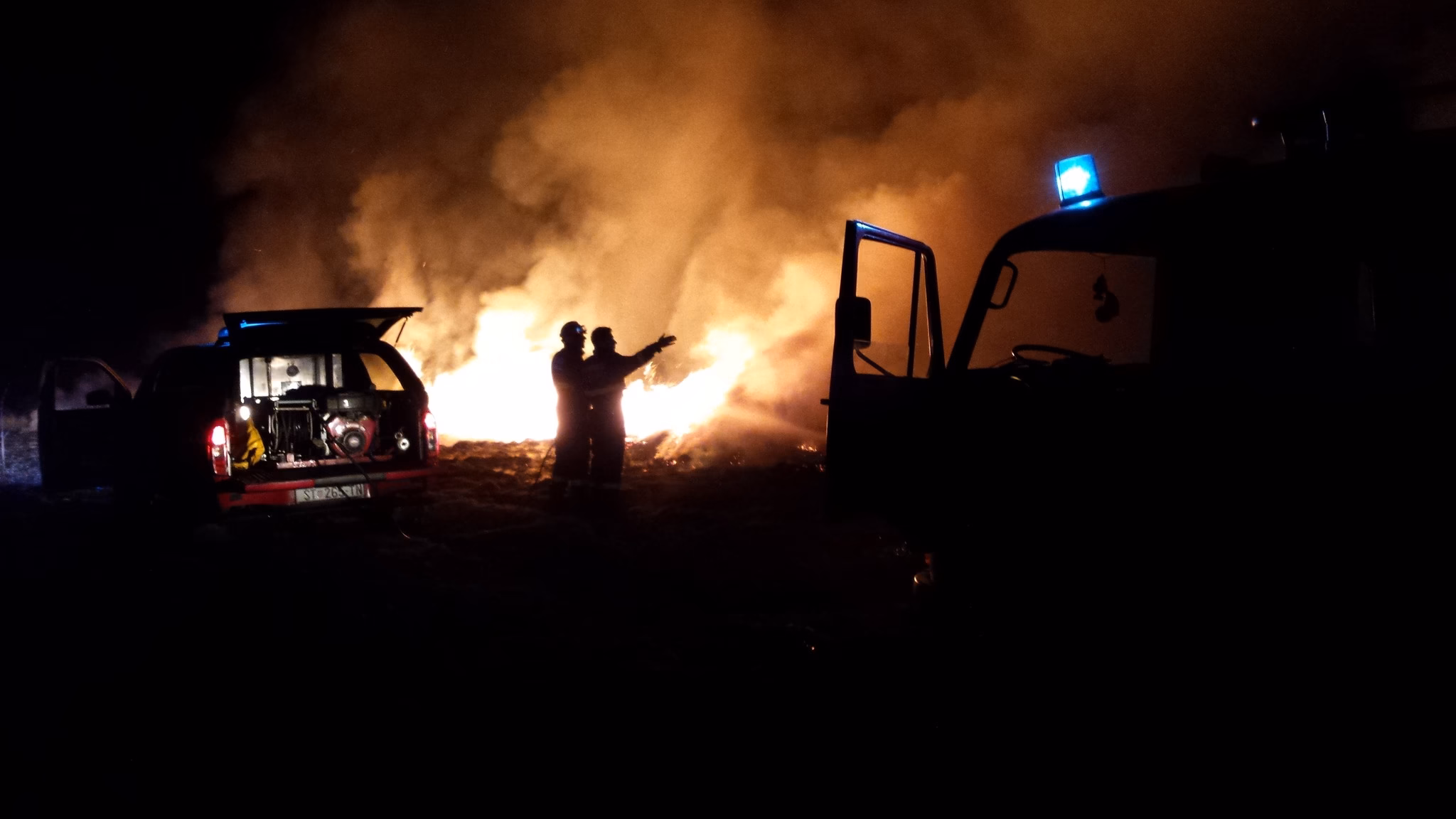 Vatrogasci iz Trilja na gašenju požara